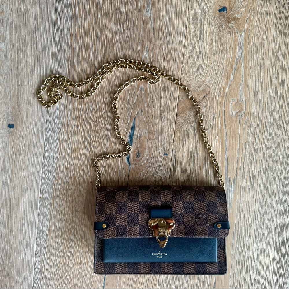 Louis Vuitton Damier Ebene Vavin Wallet on Chain - Picture 12 of 15